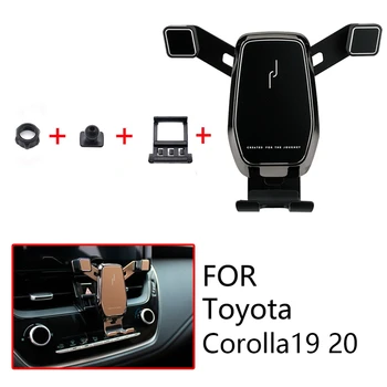 Автомобильное Крепление Держатель Телефона Вентиляционный Зажим Держатель Мобильного Телефона для Toyota Corolla Altis Аксессуары 2019 2020 Автомобильные Аксессуары