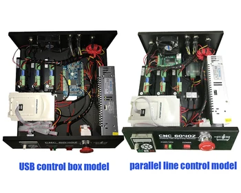 Привод шпинделя переменного тока 4-осевой блок управления с ЧПУ MACH3 Блок управления параллельным портом для мини-гравировально-режущего станка с ЧПУ