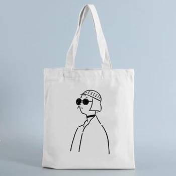 Холщовые сумки Killer Leon Girl, складная хозяйственная сумка, дизайнерские сумки для бутика, сумки для больших покупателей, женские сумки с принтом, товары для женщин
